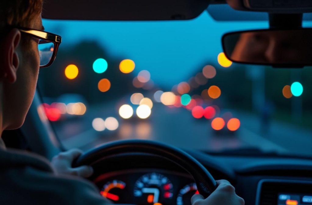 Vision d’un myope astigmate : de jour, de nuit, en conduite Vision d’un myope astigmate : de jour, de nuit, en conduite